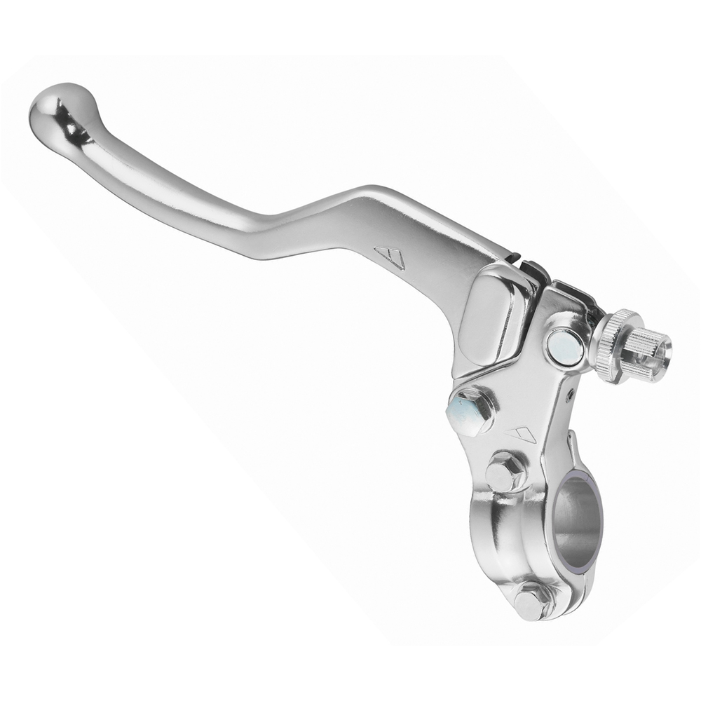 CLUTCH LEVER ASSEMBLY 3WAY ADJUSTABLE UNIVERSAL SILVER